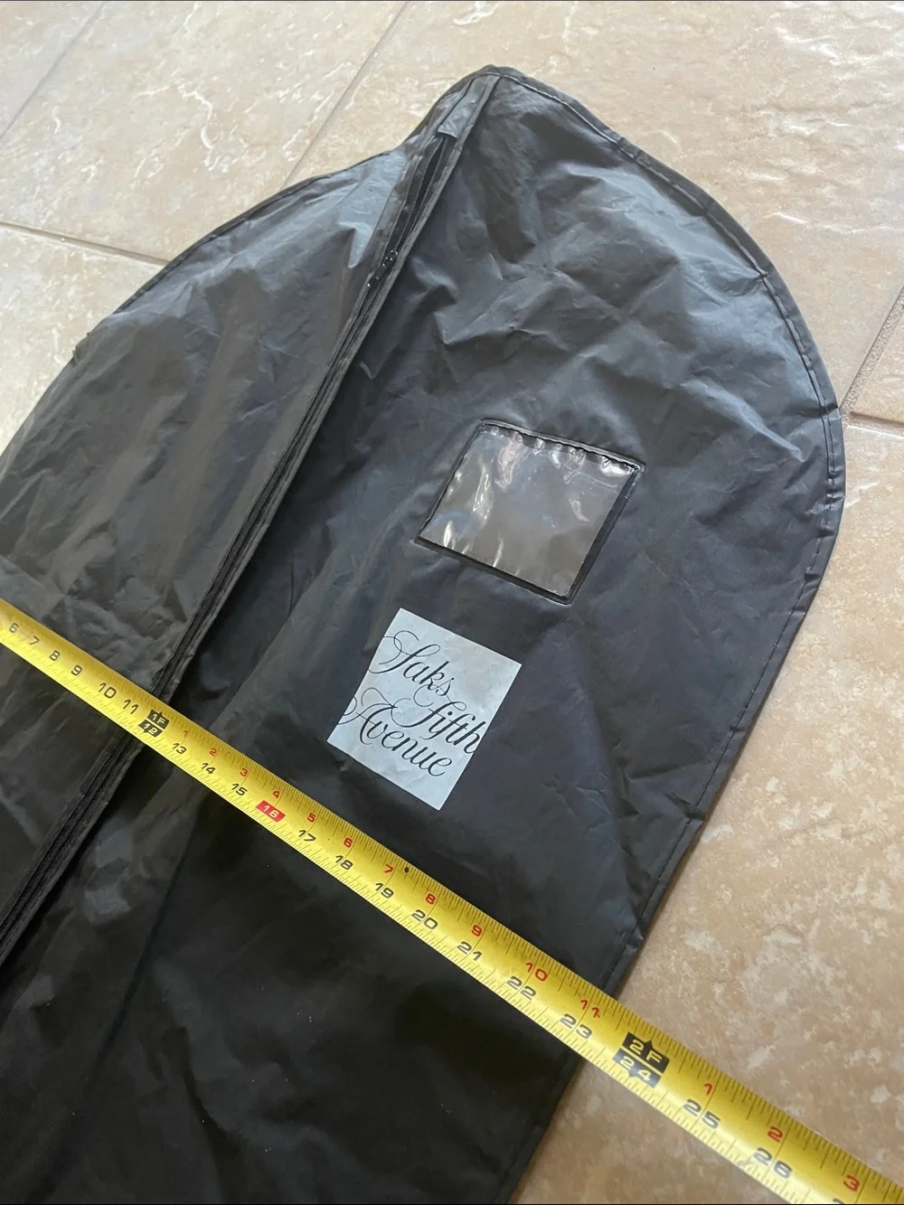 🖤5/$25 Black Garment Bag with Full-Length Zipper